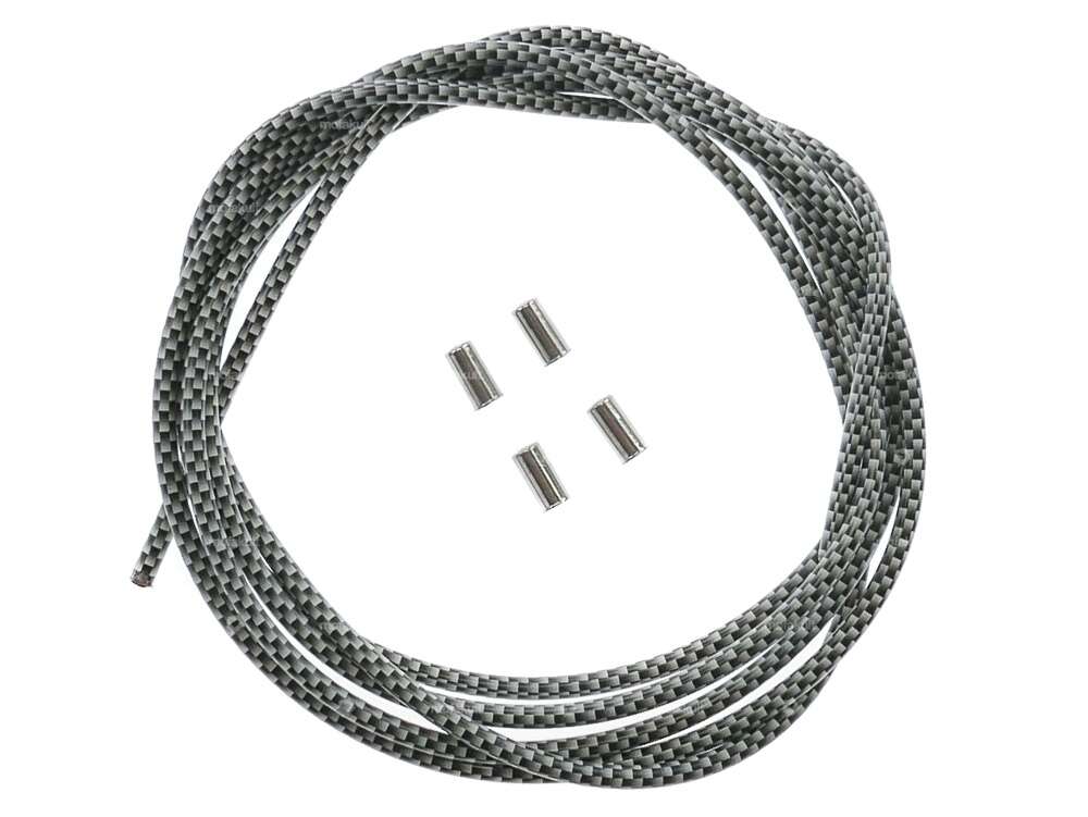 Cable sheath Ø 5 mm carbon 2.5 m metal inner sheath Carousel Image 1