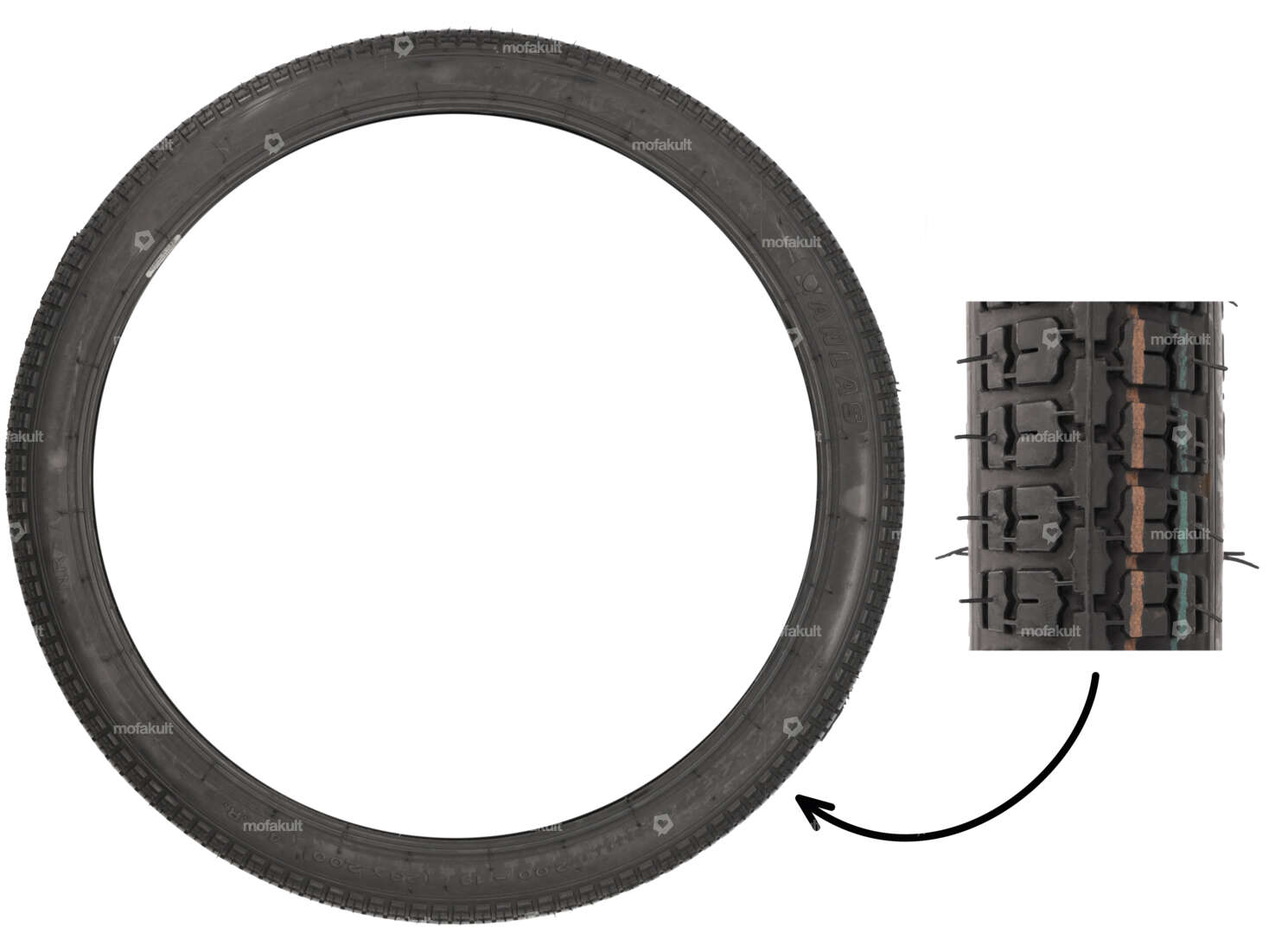 ANLAS 2.00 x 19" NR-7 Allround tires Carousel Image 1