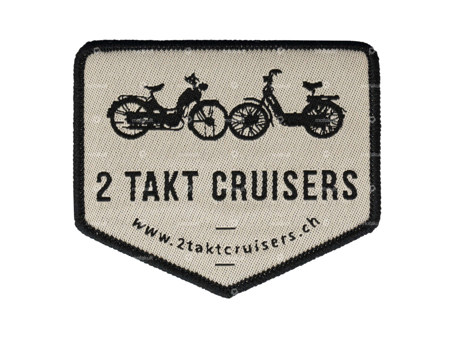 Gang Patch "2 Takt Cruisers" 75 x 65 mm Carousel Image 1