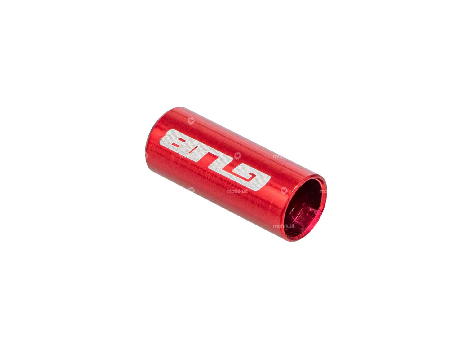 Cable end sleeve 5 mm aluminium red anodized Carousel Image 2