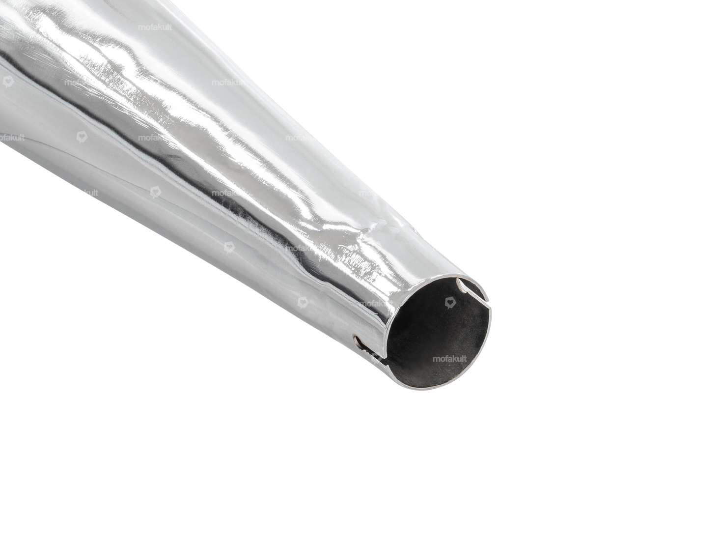 Bullet cigar Ø 28 / 70 mm chrome (reso exhaust) Carousel Image 4