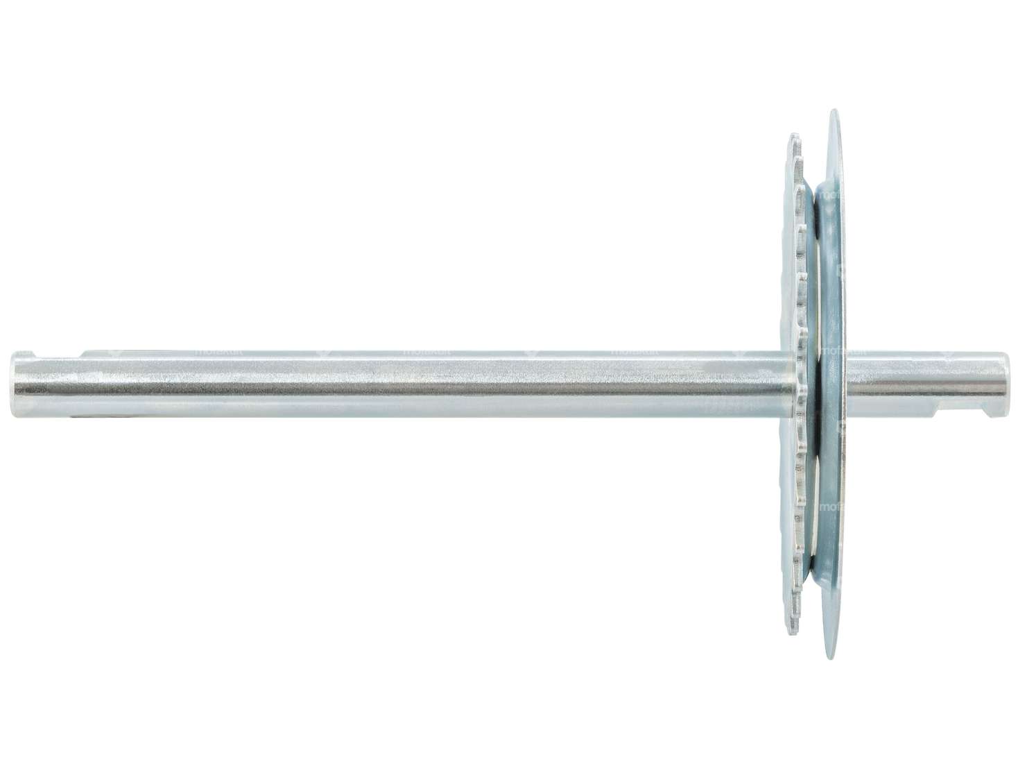 Pedal axle 28 T. keyway galvanized (B-quality) | Piaggio Ciao Carousel Image 3