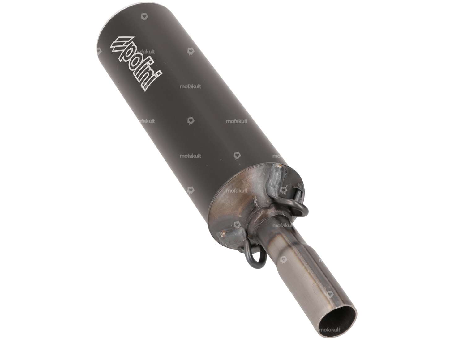 Polini silencer aluminum black | Peugeot 103 Carousel Image 2