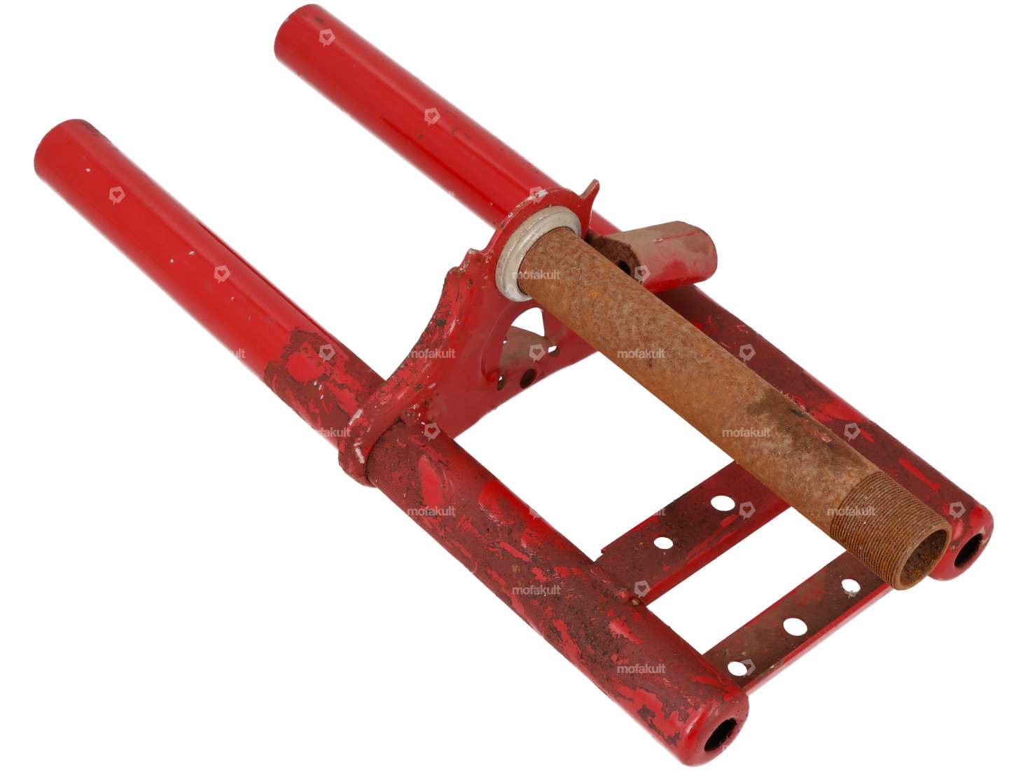 Lower fork bridge reinforced red NOS | Puch Maxi Carousel Image 3