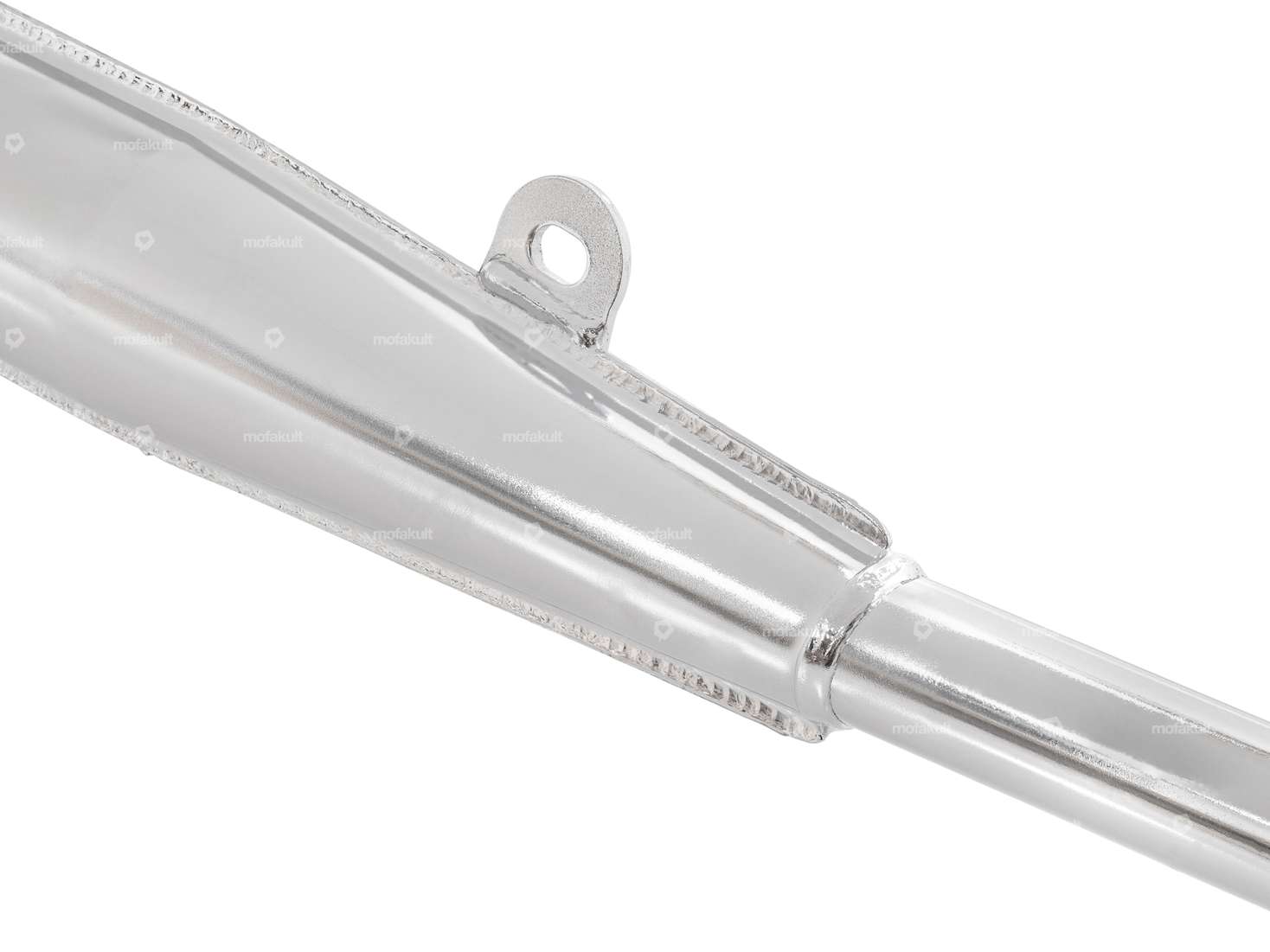 TECNO exhaust 28 mm straight outlet chrome | Tomos Carousel Image 2