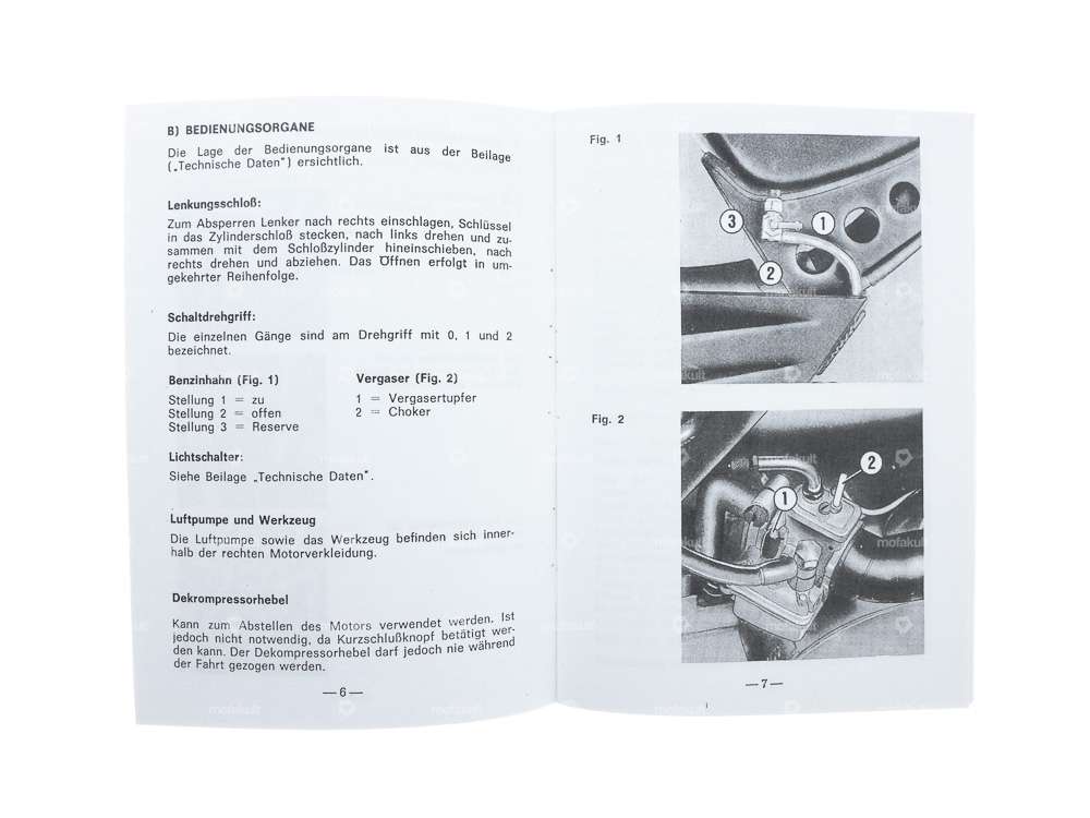 Operating instructions | Puch X30 Sport NS/NL Carousel Image 4