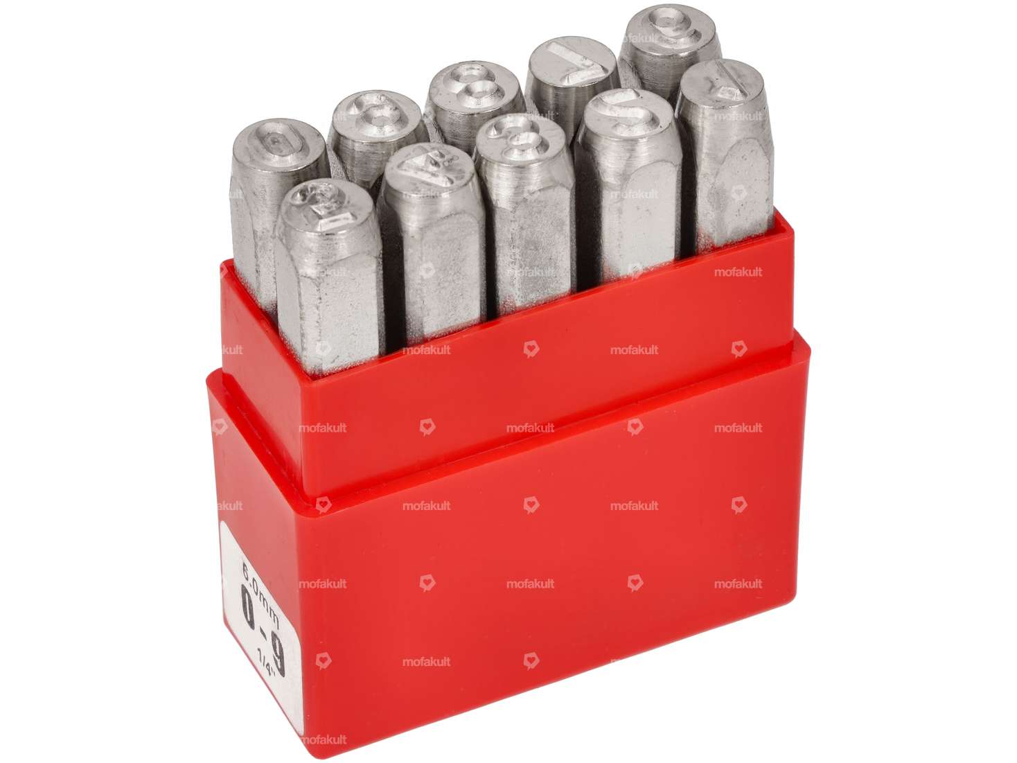 Impact number set 6 mm 10 pcs. Carousel Image 1