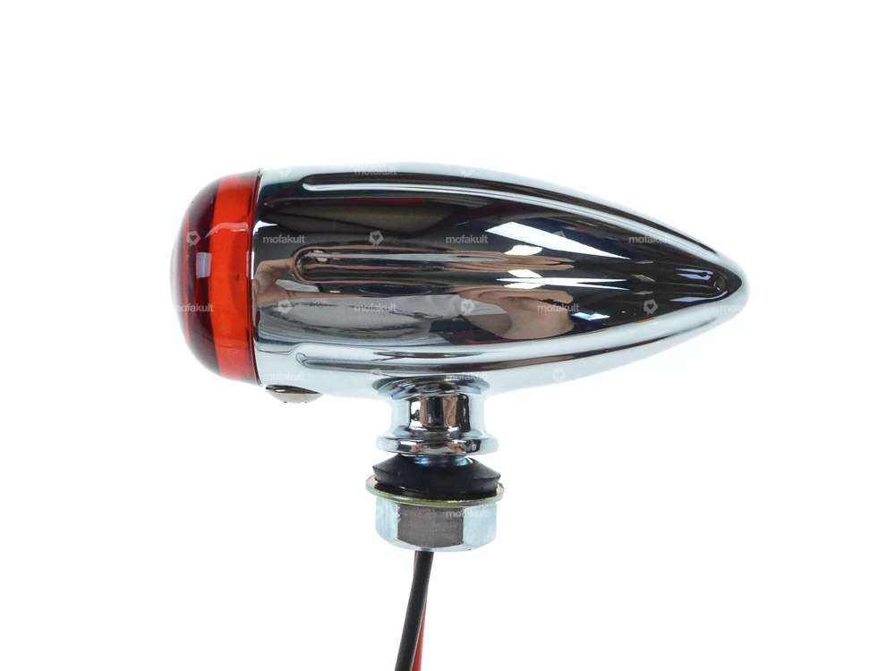 Rear light "Virginia" chrome Carousel Image 2