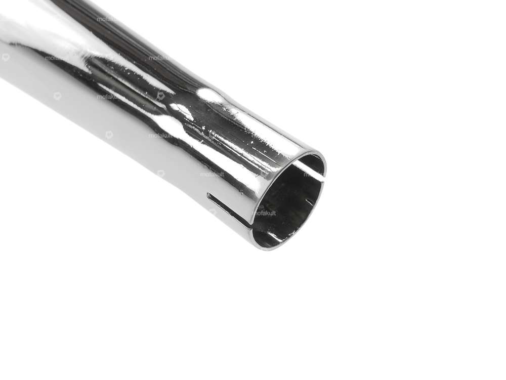 Exhaust cigar Ø 26 / 60 mm chrome | Zündapp Carousel Image 2