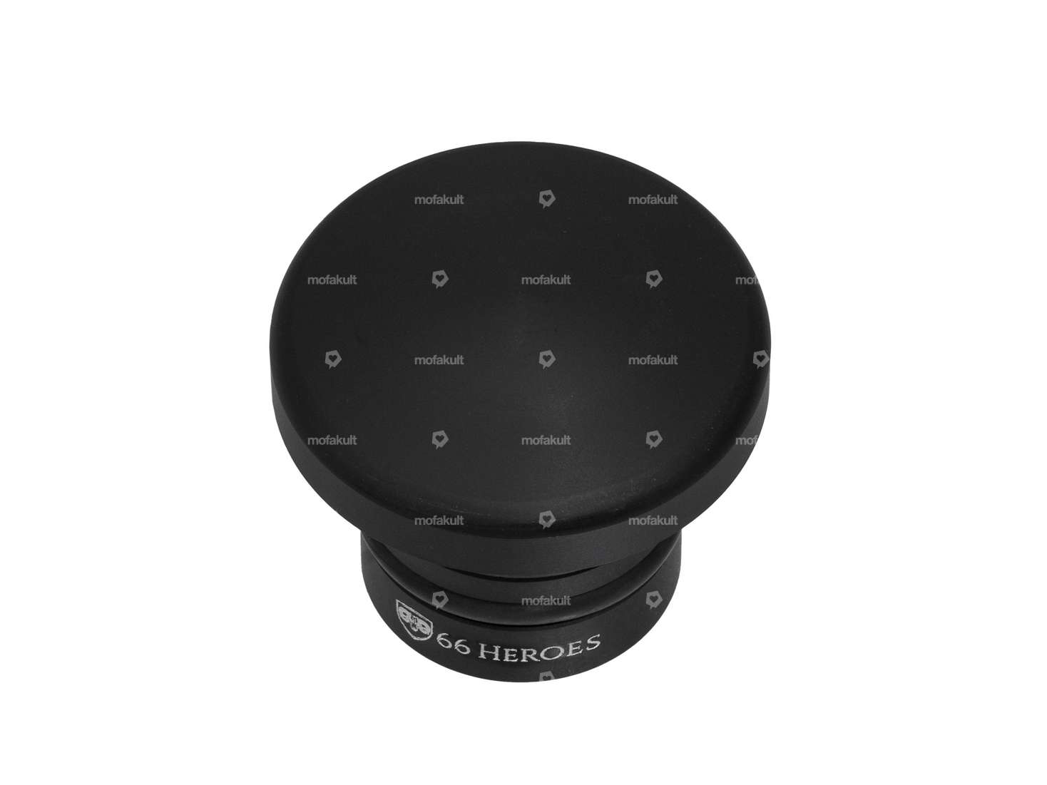 66HEROES Tank cap round black | Puch Maxi Carousel Image 1