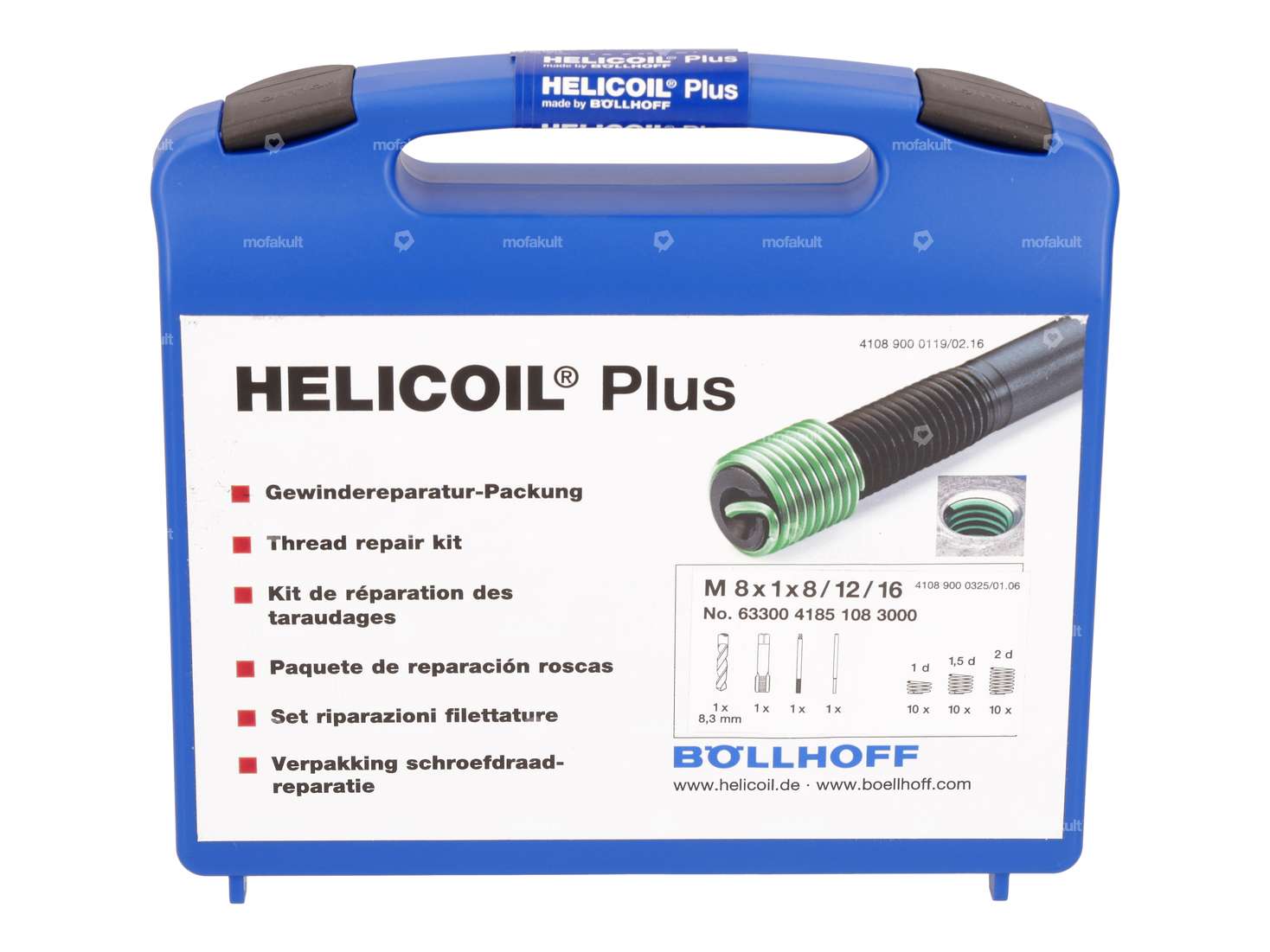HeliCoil thread repair set M8x1 (professional tool) Carousel Image 1