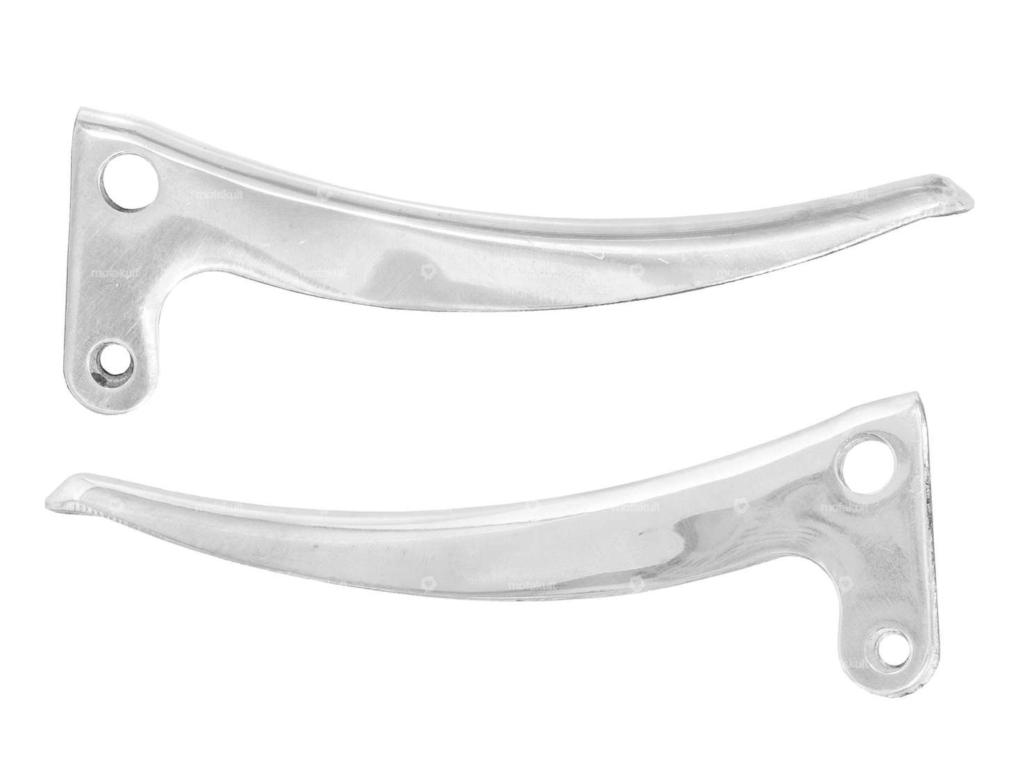 Lusito brake lever / clutch lever set pointed galvanized steel (Magura replica) Carousel Image 1