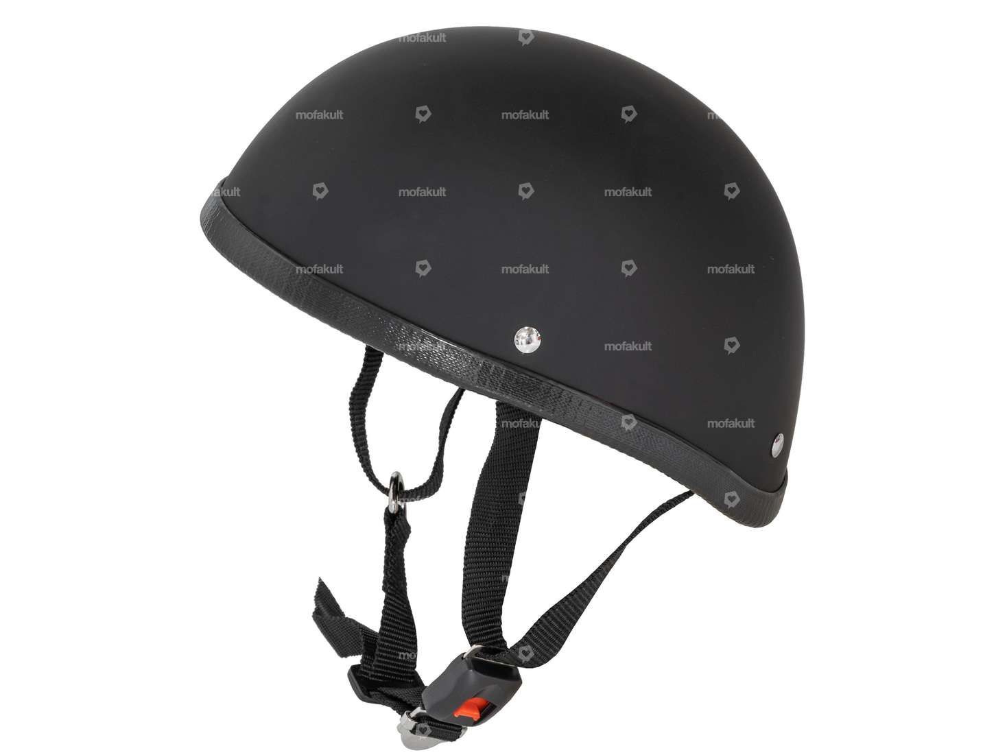 Pot helmet "Harley" black matt Carousel Image 1