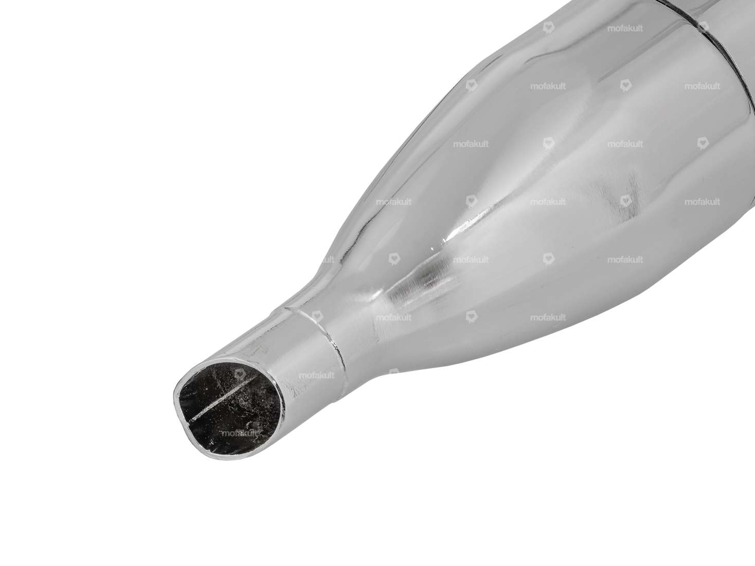 swiing flute Ø 28 / 70 mm chrome (reso exhaust) Carousel Image 3