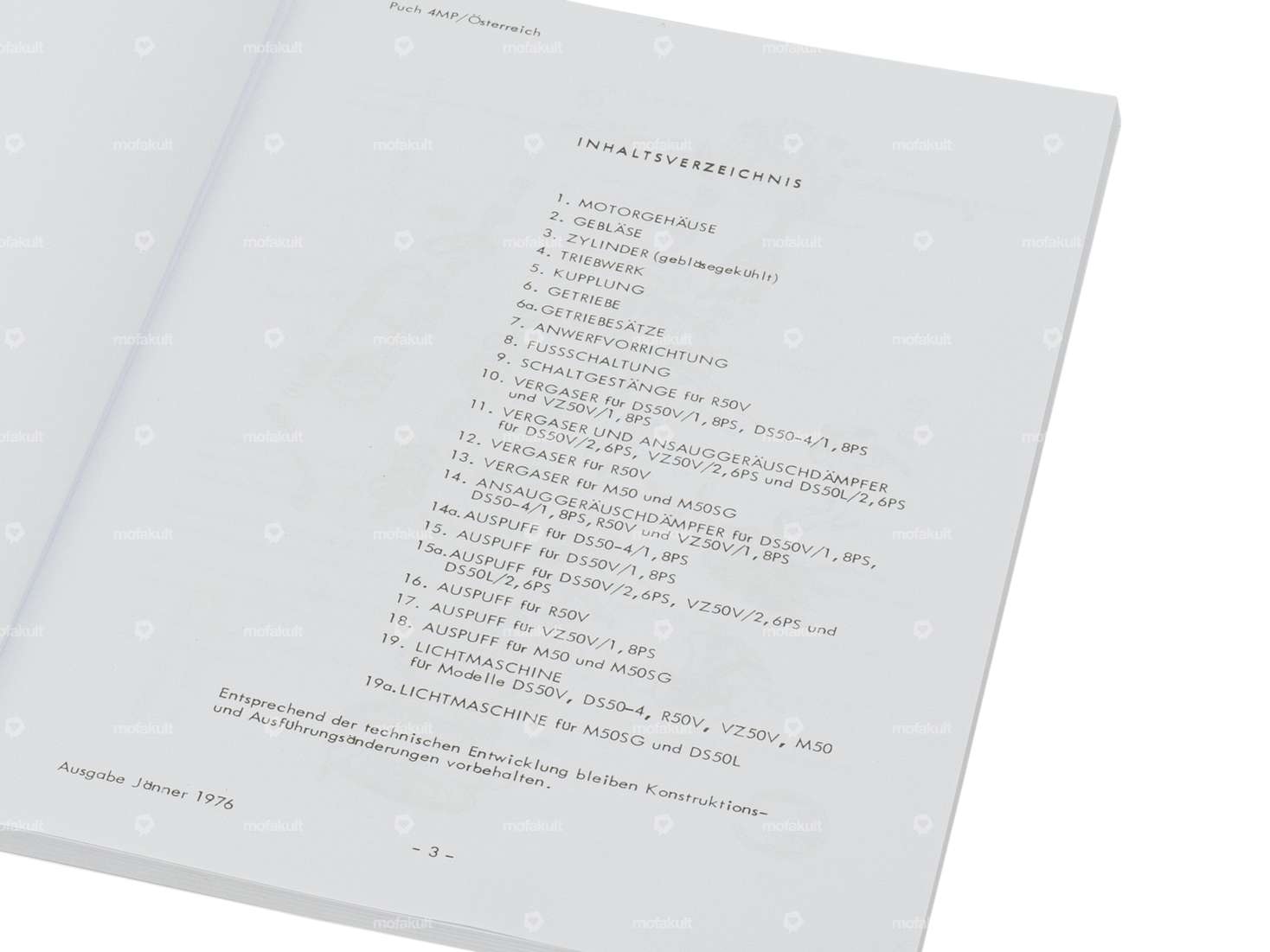 Spare parts catalog | Puch DS50, R50, VZ50, M50 (AT) Carousel Image 2