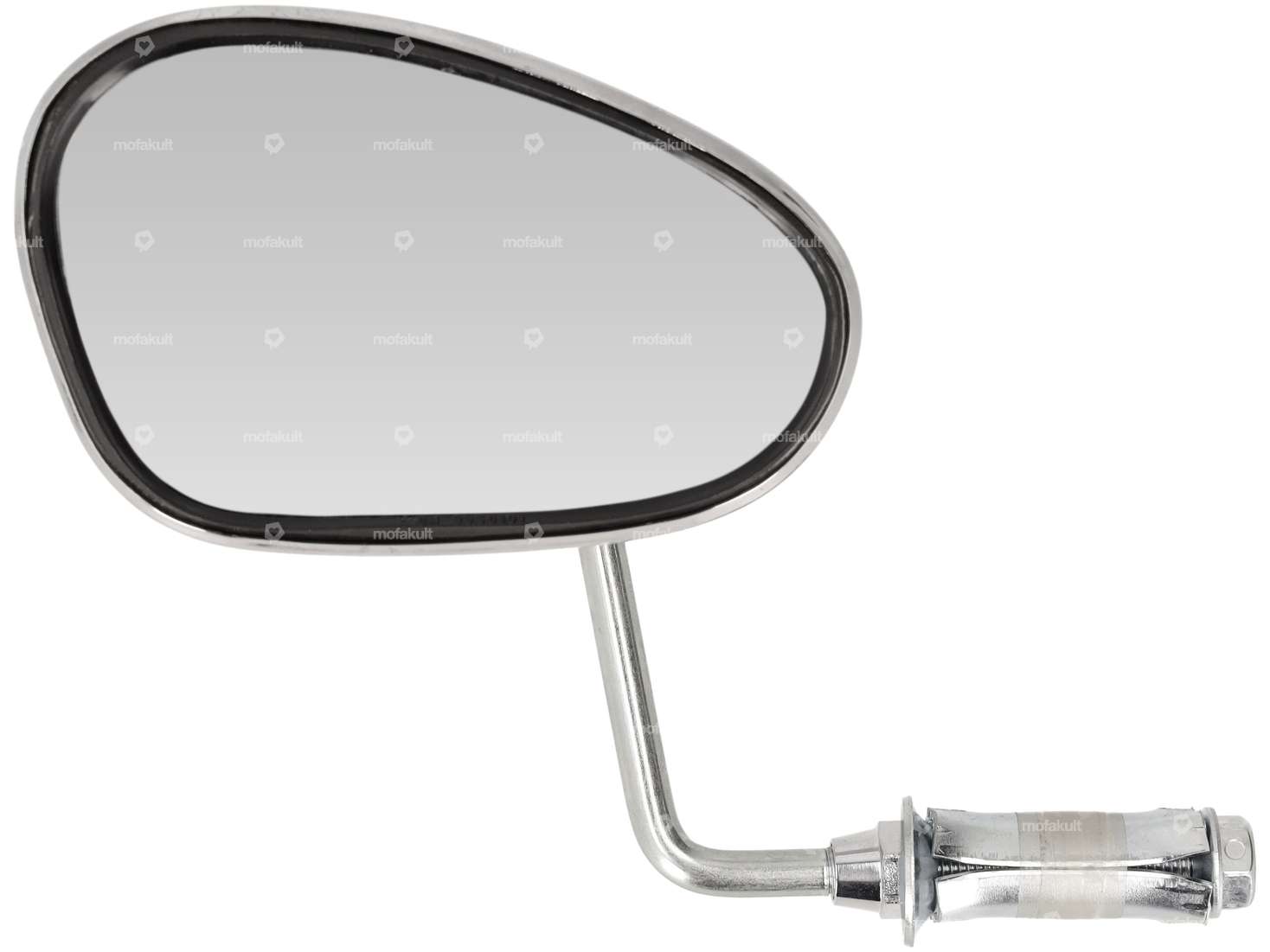 Bumm mirror oval left plug-in version chrome | Hercules Carousel Image 1