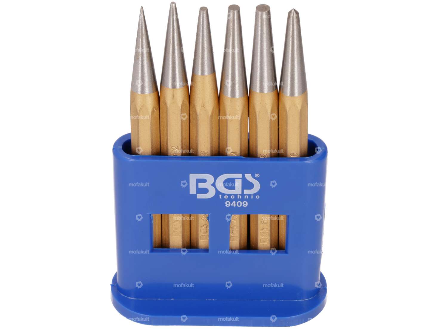 BGS punch / center punch set conical 6 pcs. Carousel Image 2