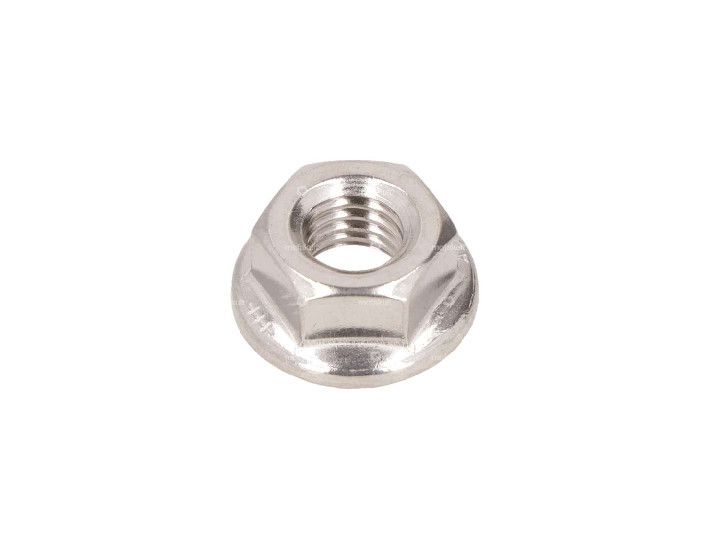Flange nut M8 Ripp-Lock Inox Carousel Image 1