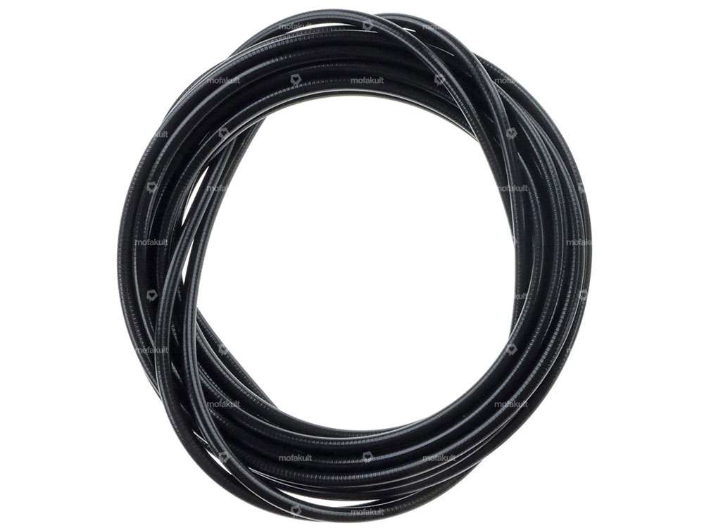 6 m cable sheath, Ø 5 / 2.2 mm, black (6-meter roll) Carousel Image 1