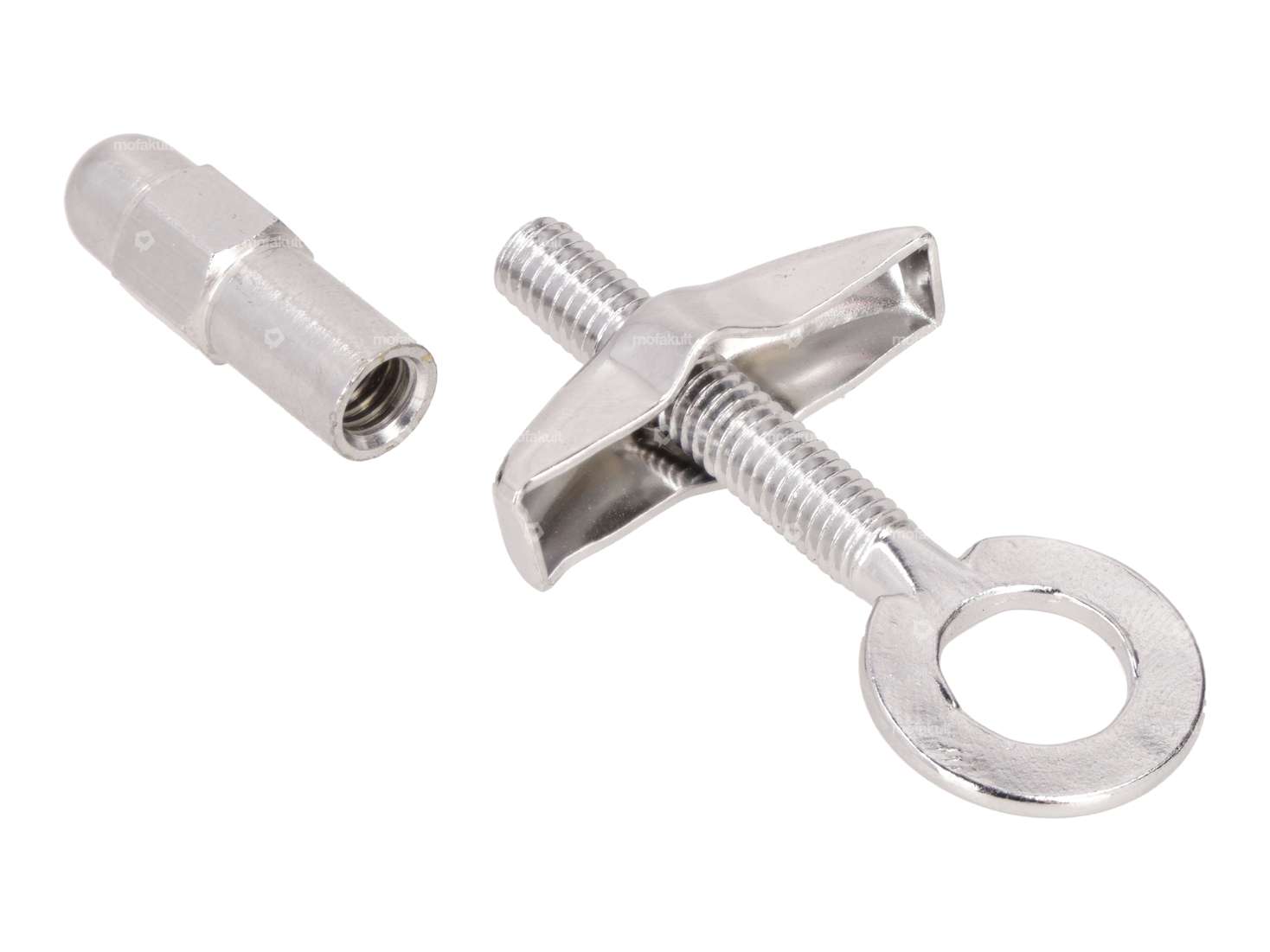 Wheel clamp Ø 11 mm M6 guide plate special nut straight galvanized Carousel Image 2