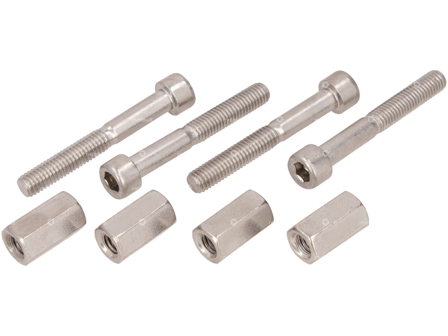 swiing® revival screw set clamping bridge fork Inox | Pony GTX, Cross 521 Carousel Image 1