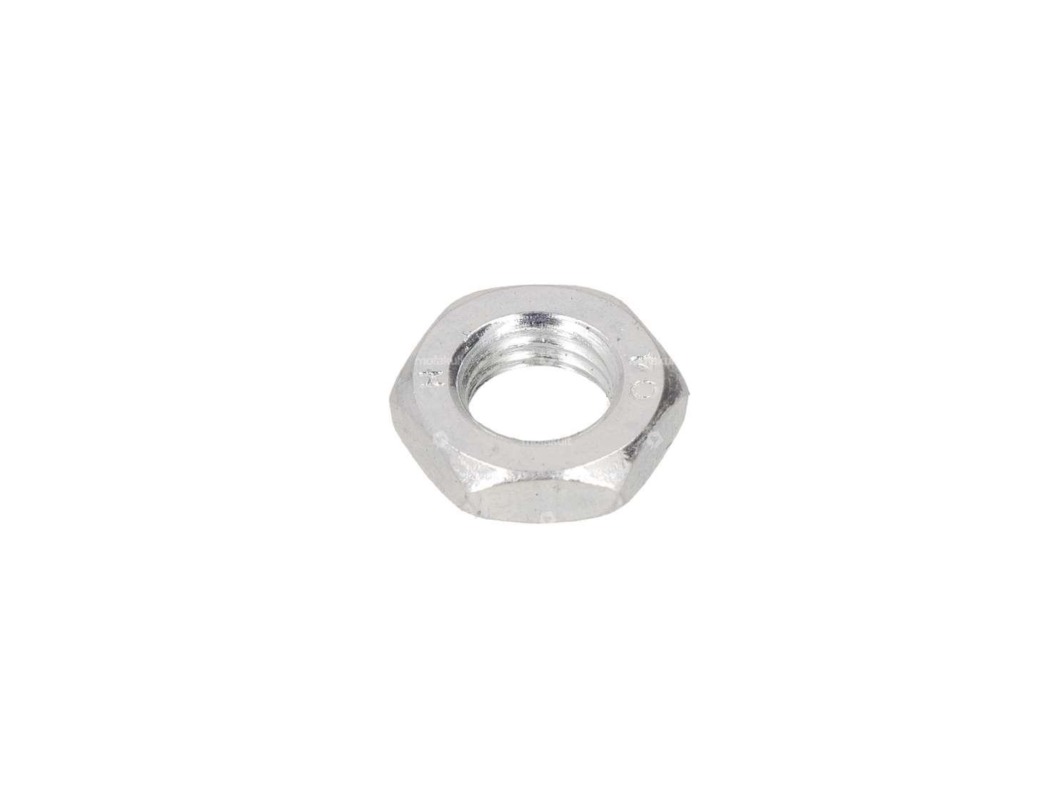 Nut M8x1 half-height galvanized Carousel Image 1