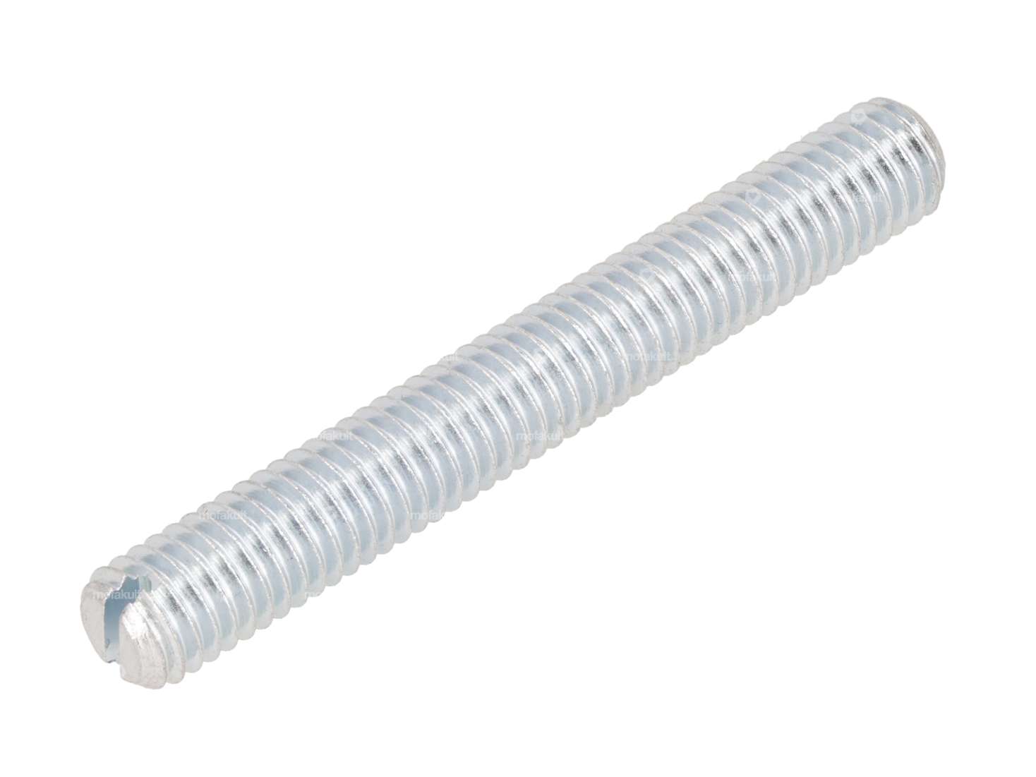 M8x60 slotted grub screw, galvanized Carousel Image 1