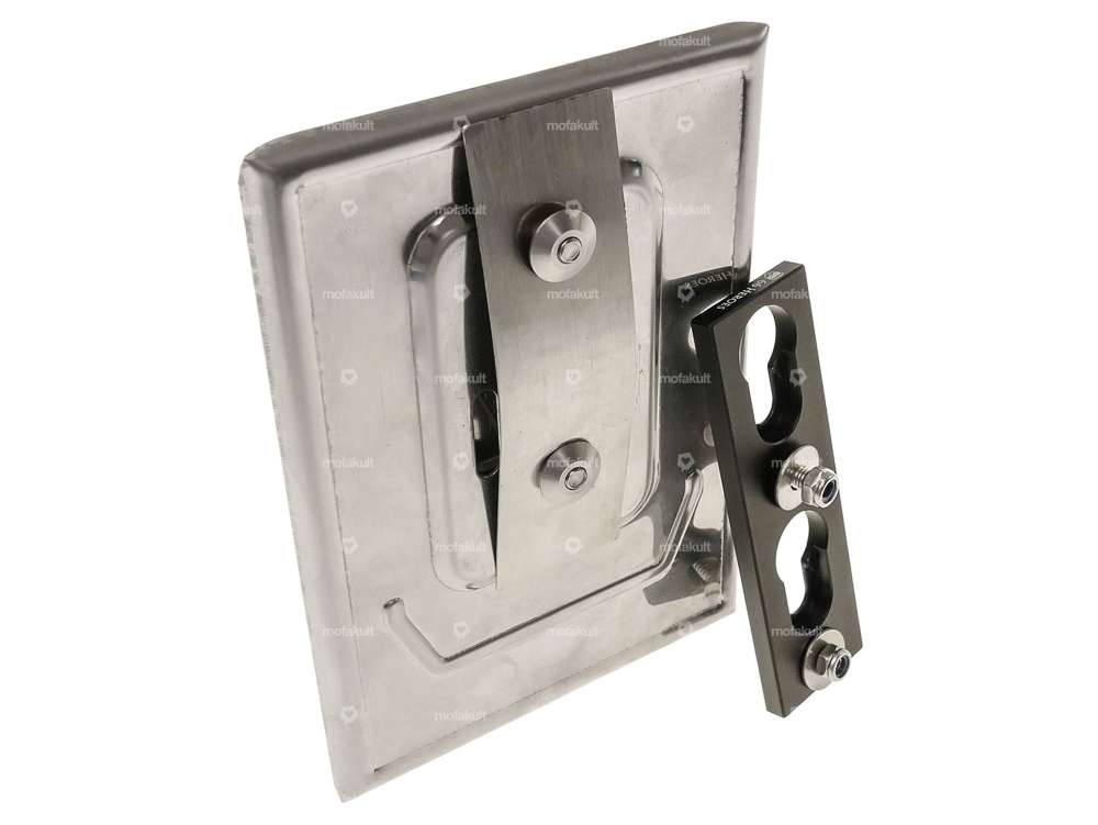 66HEROES Base plate, exchangeable number holder, aluminum Carousel Image 4