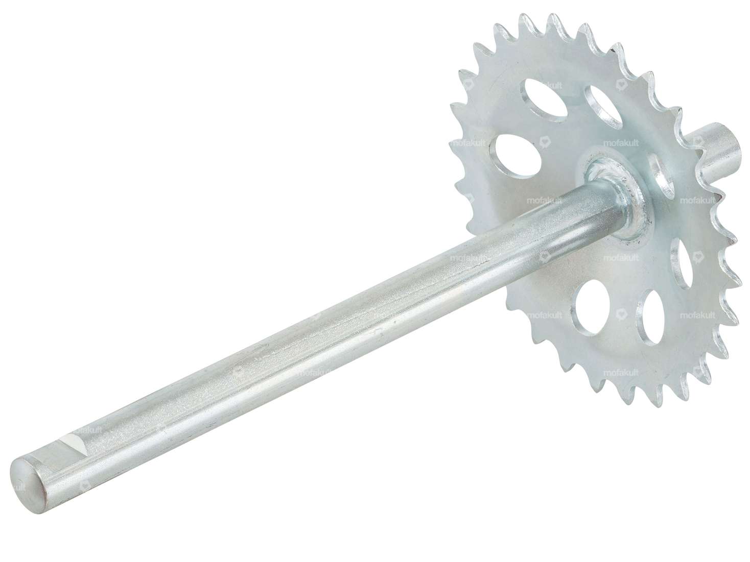 Pedal axle with galvanized rim | Puch Supermaxi LG1, LG2 (Cat) Carousel Image 2