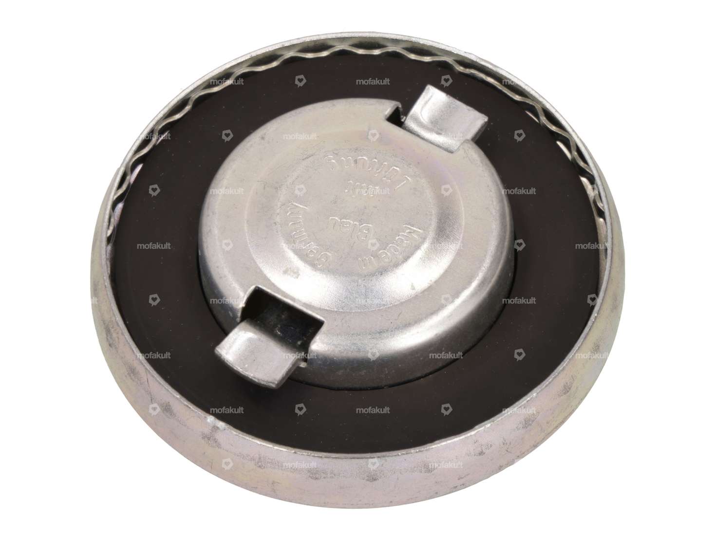 Tank cap 40 mm bayonet steel yellow galvanized Carousel Image 2