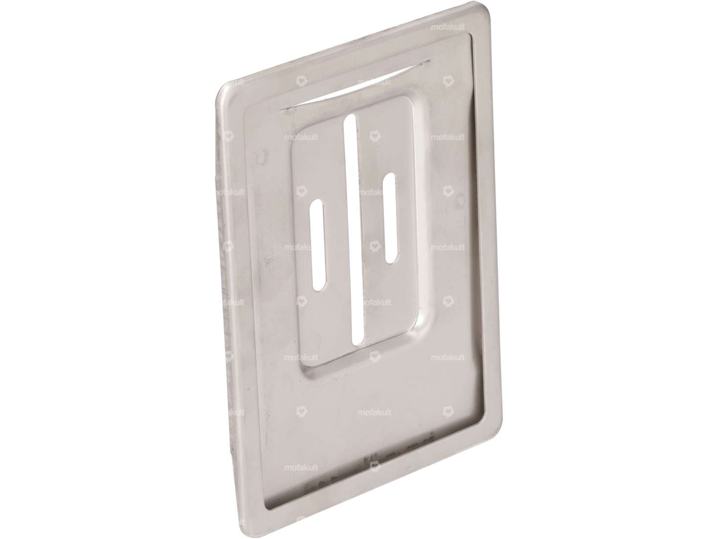 License plate holder (with frame) Inox (CH version) Carousel Image 1