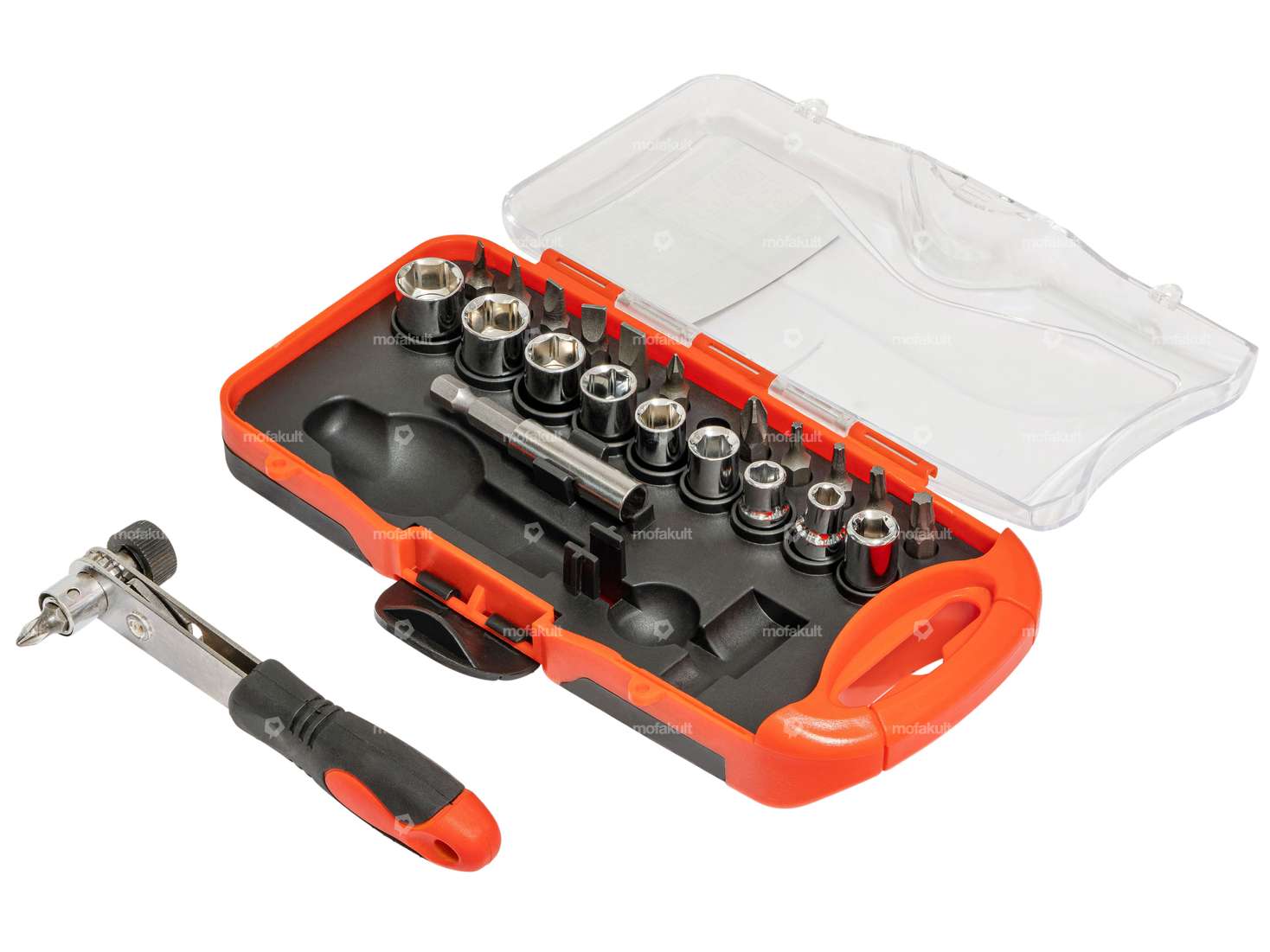 BGS ratchet set small 1/4" (nut & bit) Carousel Image 1