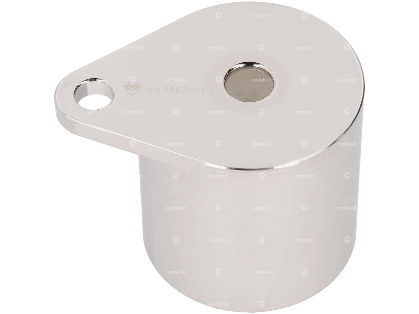 66HEROES speedometer bracket Ø 48 mm chrome Carousel Image 2