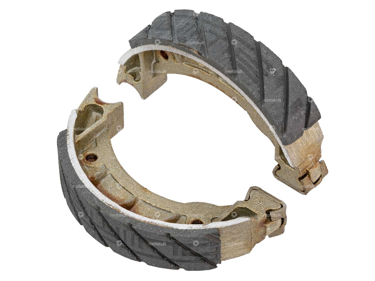 swiing® ingenious brake shoes slotted Ø 105 x 20 cast wheel front | Piaggio Ciao, SI, Bravo Carousel Image 2