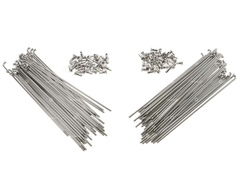 GPO 17" spoke set incl. nipple (HR90 coaster hub) Inox Carousel Image 1