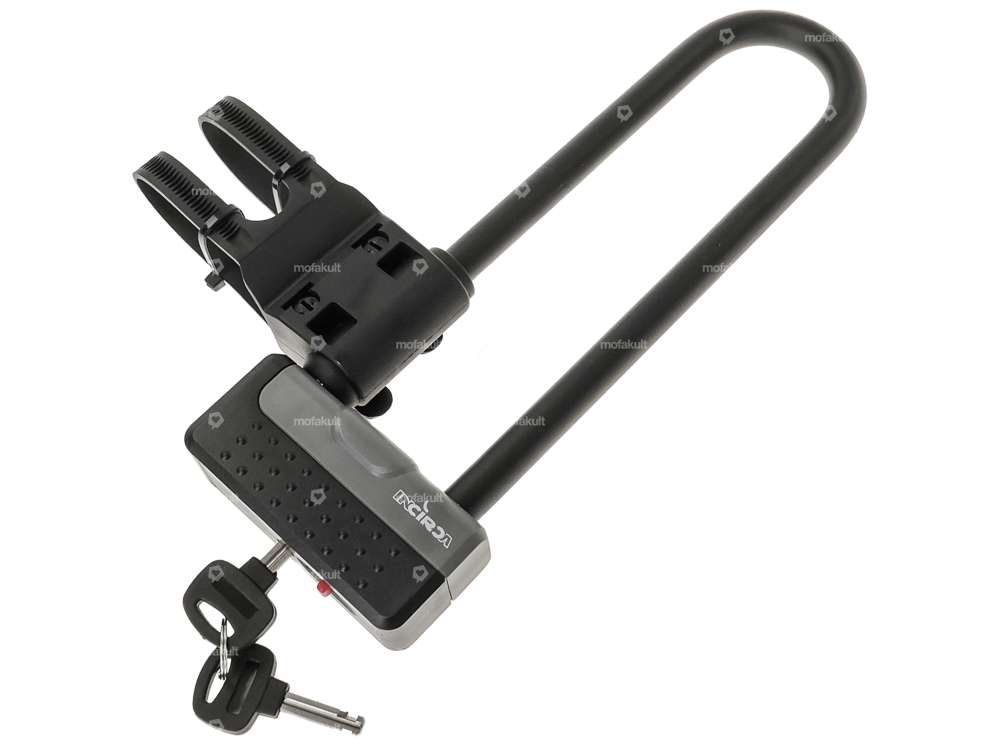 Solid U-lock with bracket Carousel Image 1