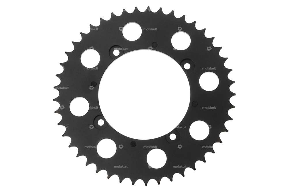 swiing sprocket 45 teeth coaster brake aluminium black anodized Carousel Image 1