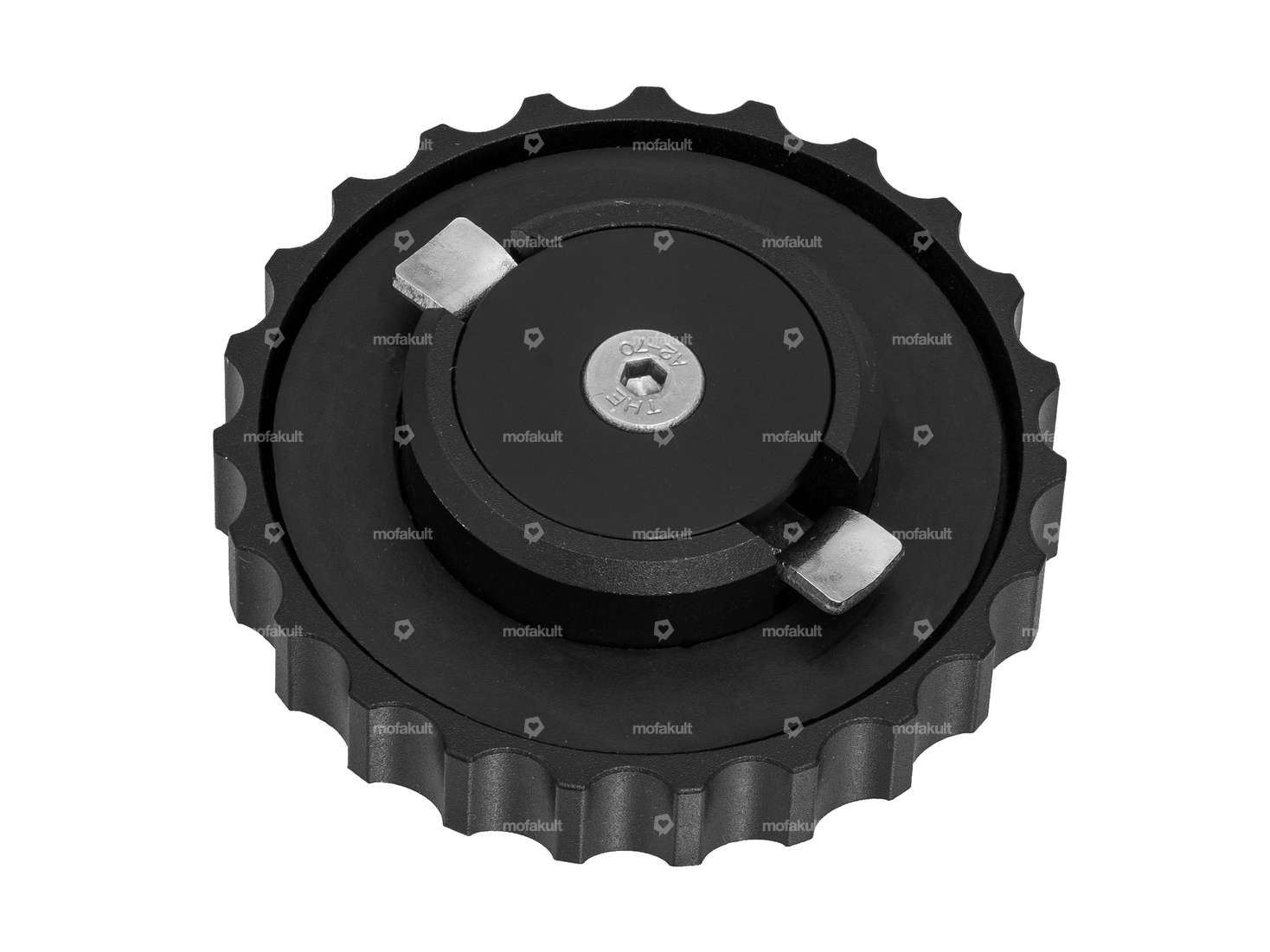 66HEROES Tank cap "Puch" bayonet 40 mm black Carousel Image 2