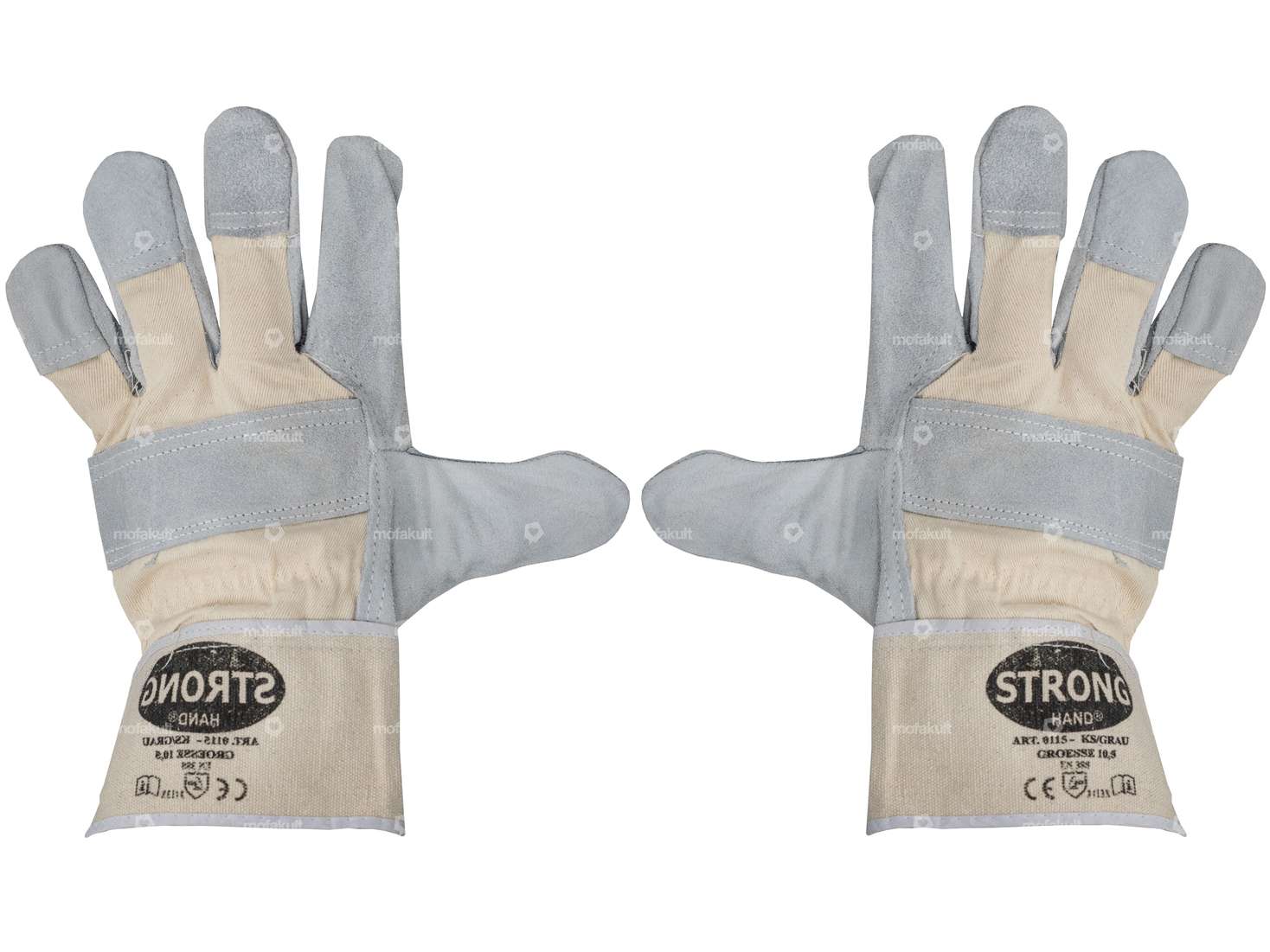 BGS leather gloves one size fits all Carousel Image 1