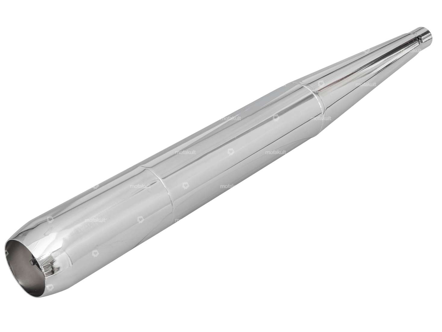 Jamarcol muffler cigar Ø 28 / 70 mm chrome | Kreidler Carousel Image 2