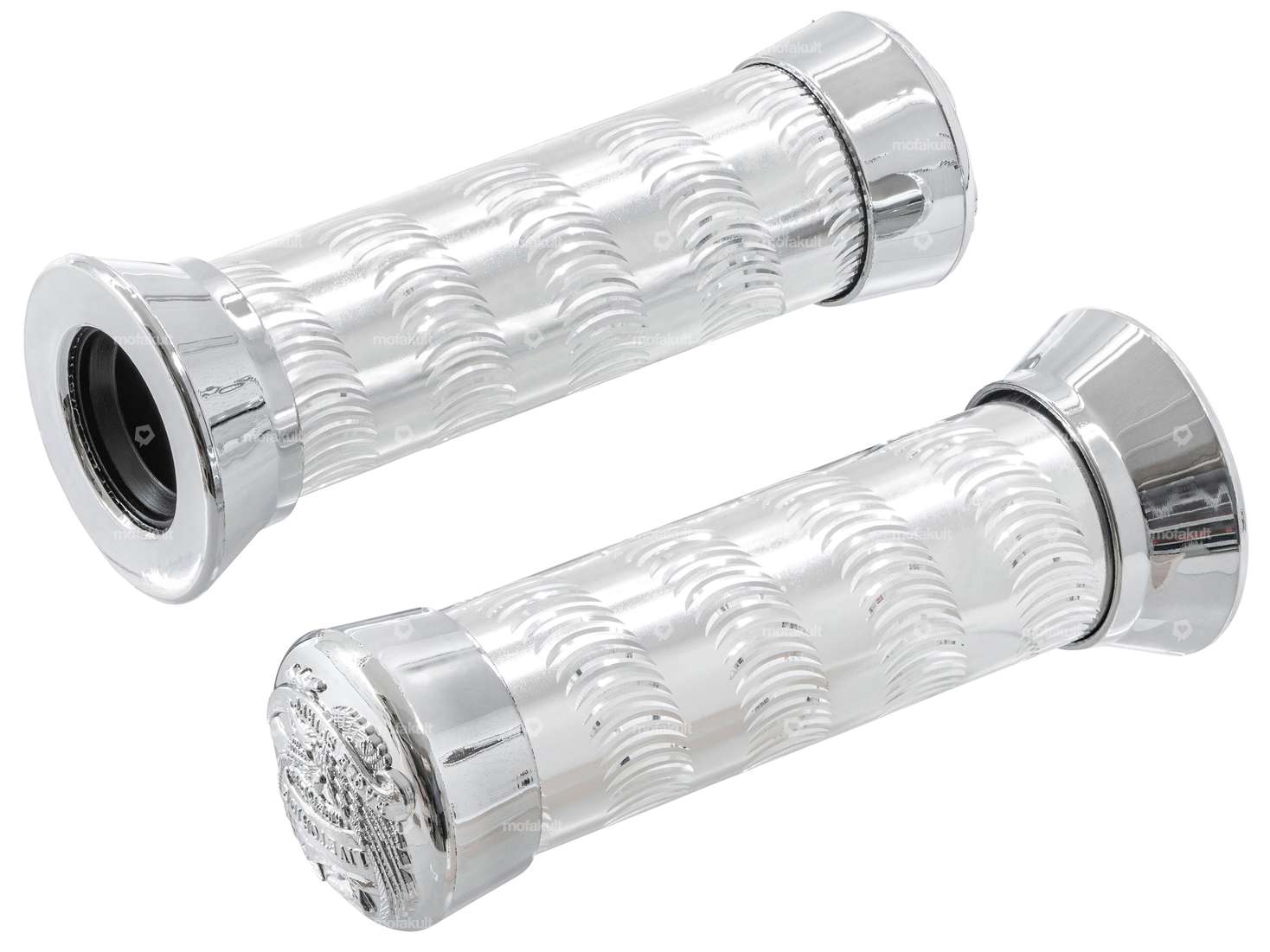 Handles aluminum spiral silver Carousel Image 1