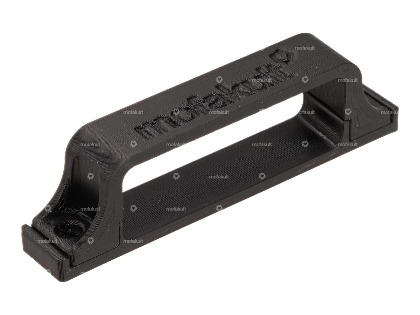 Brake line bracket for cross number plate Carousel Image 1