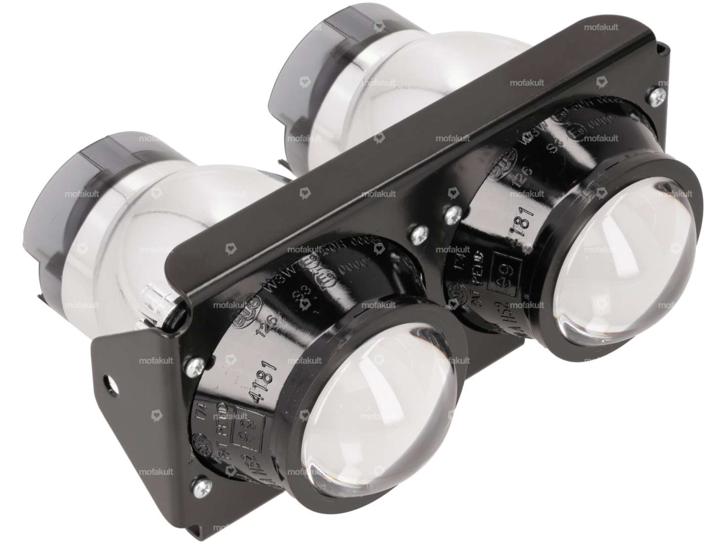 Double headlight black original | Tomos Fun Sport'R, Sprint, Youngster, Racing Carousel Image 1