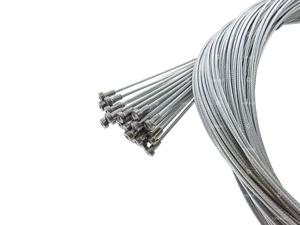 Brake cable Ø 1.8 mm x 220 cm (pear-shaped nipple) 25 pcs. Carousel Image 2