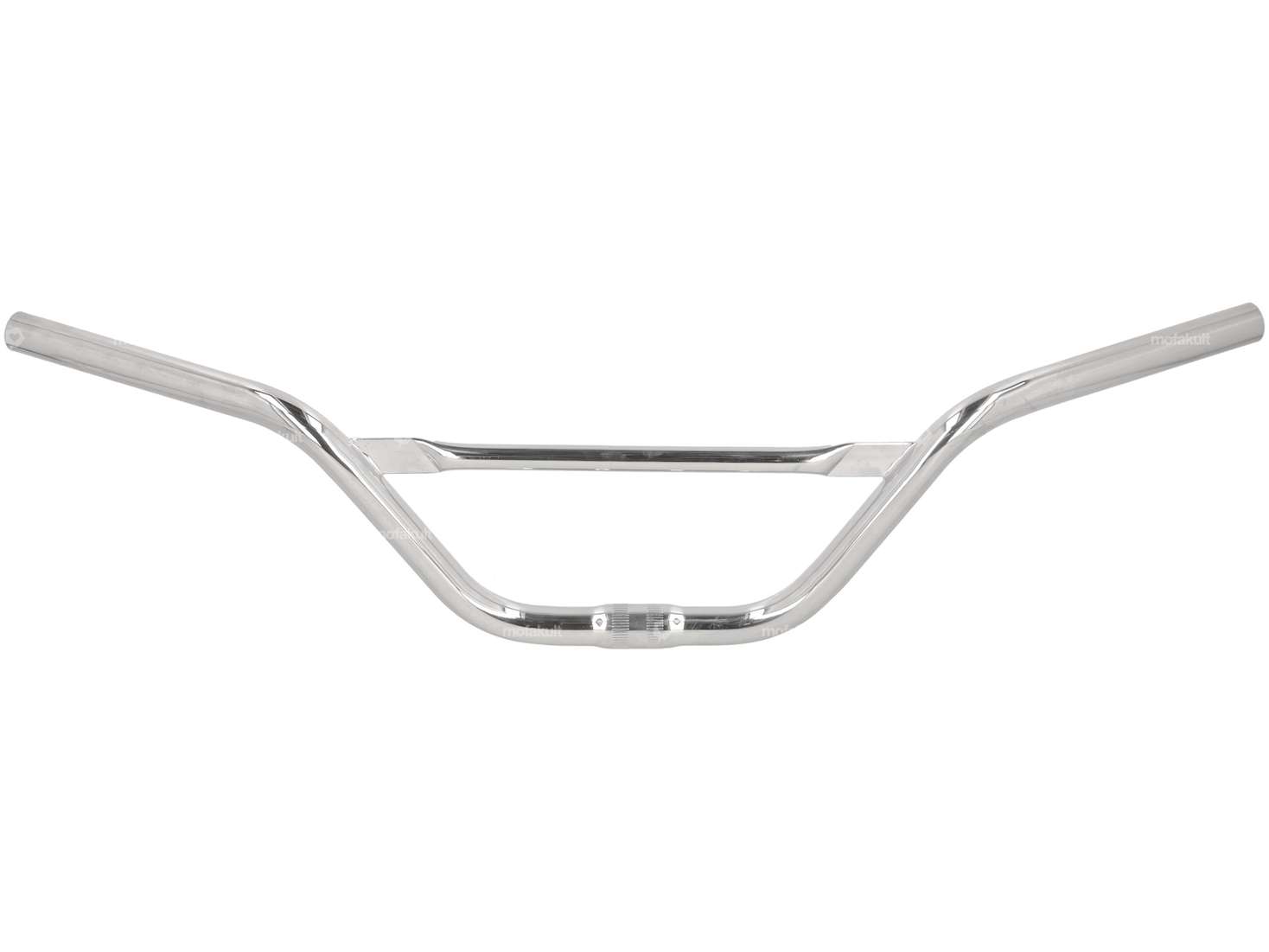 Handlebar stem 15 cm curved with chrome strut Carousel Image 1