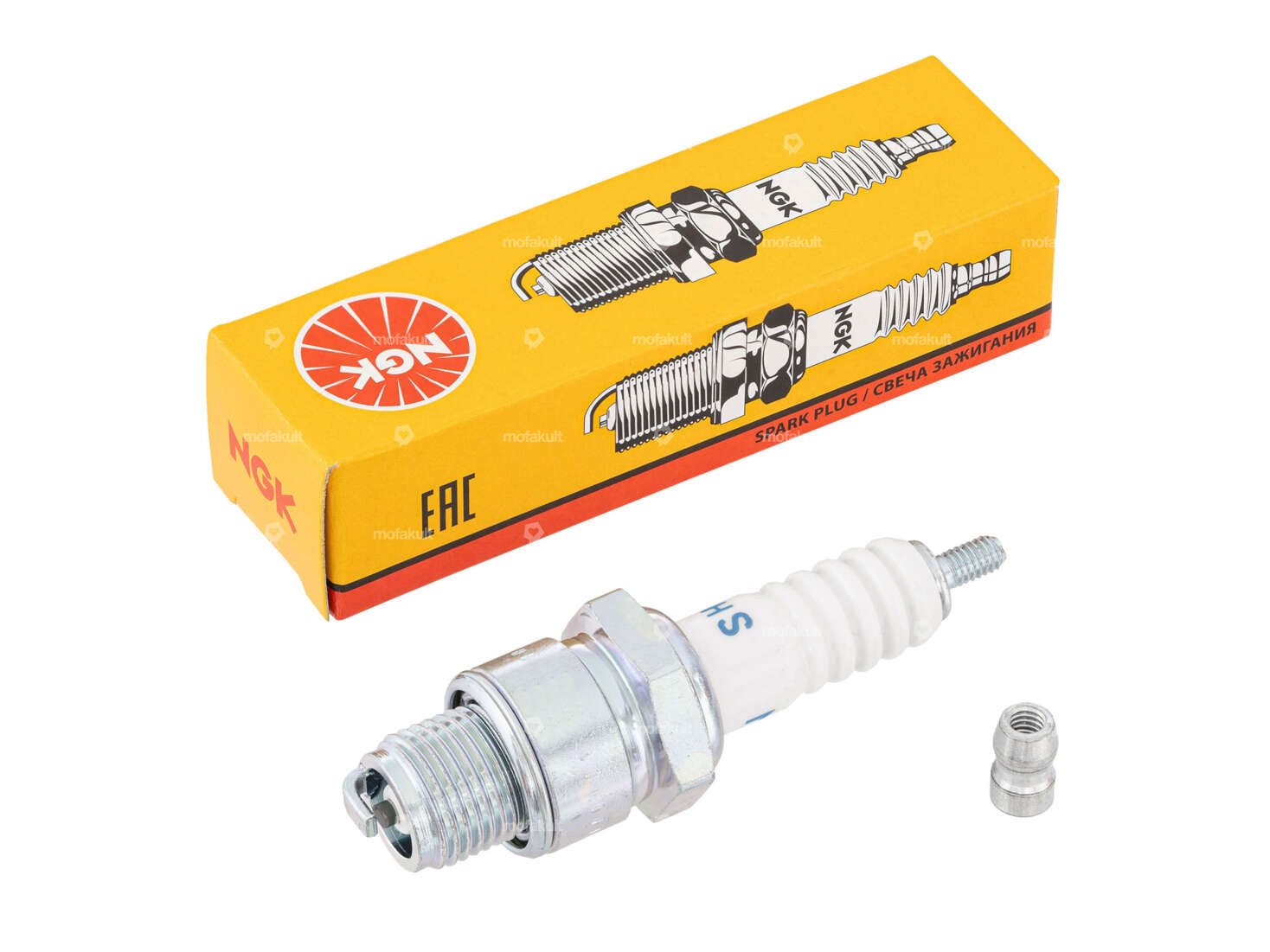 NGK (BR5HS - BR9HS) Spark plug short thread suppressed Carousel Image 1