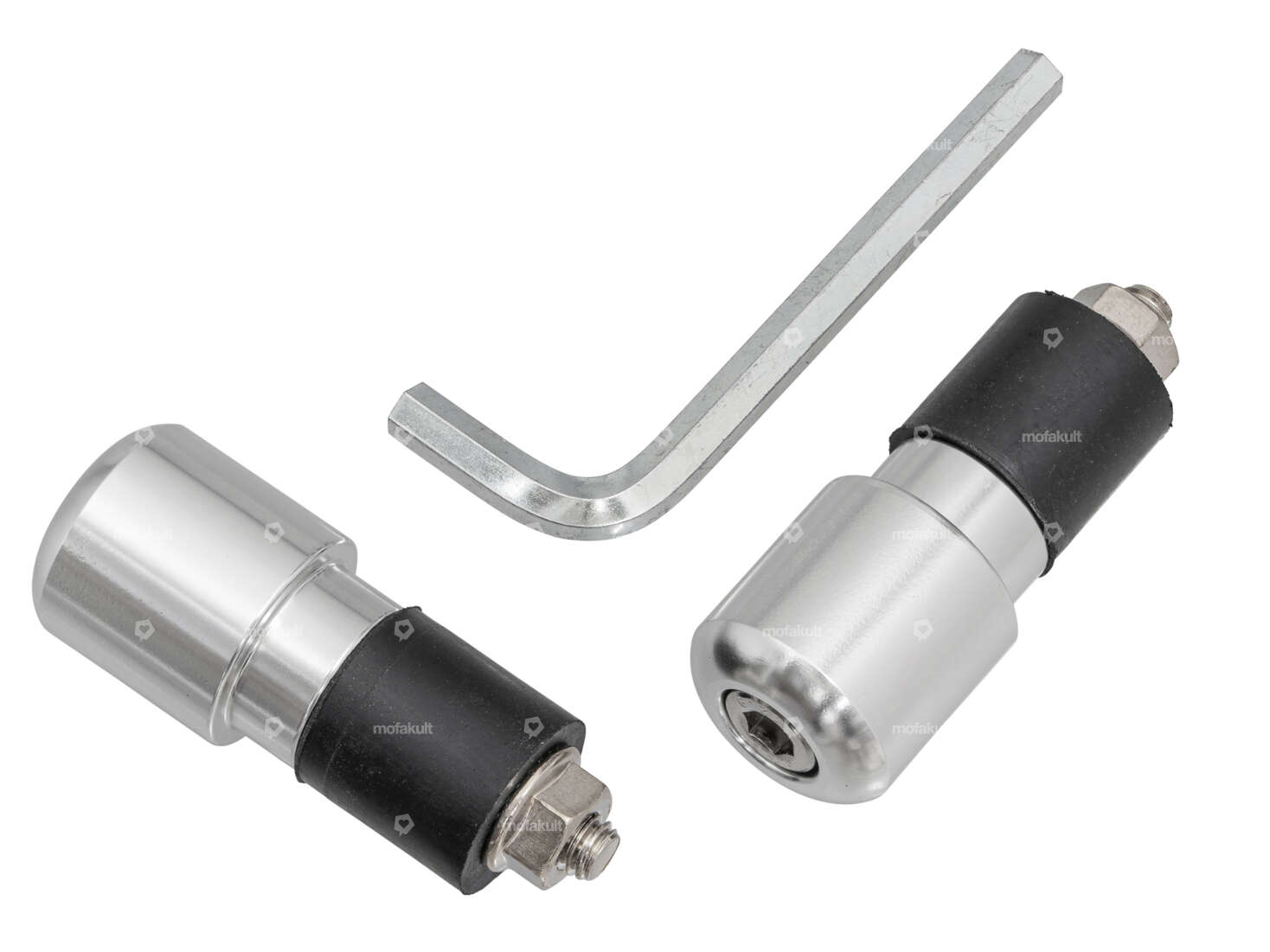 GPO handlebar end pin, blank aluminum (2 pieces) Carousel Image 1