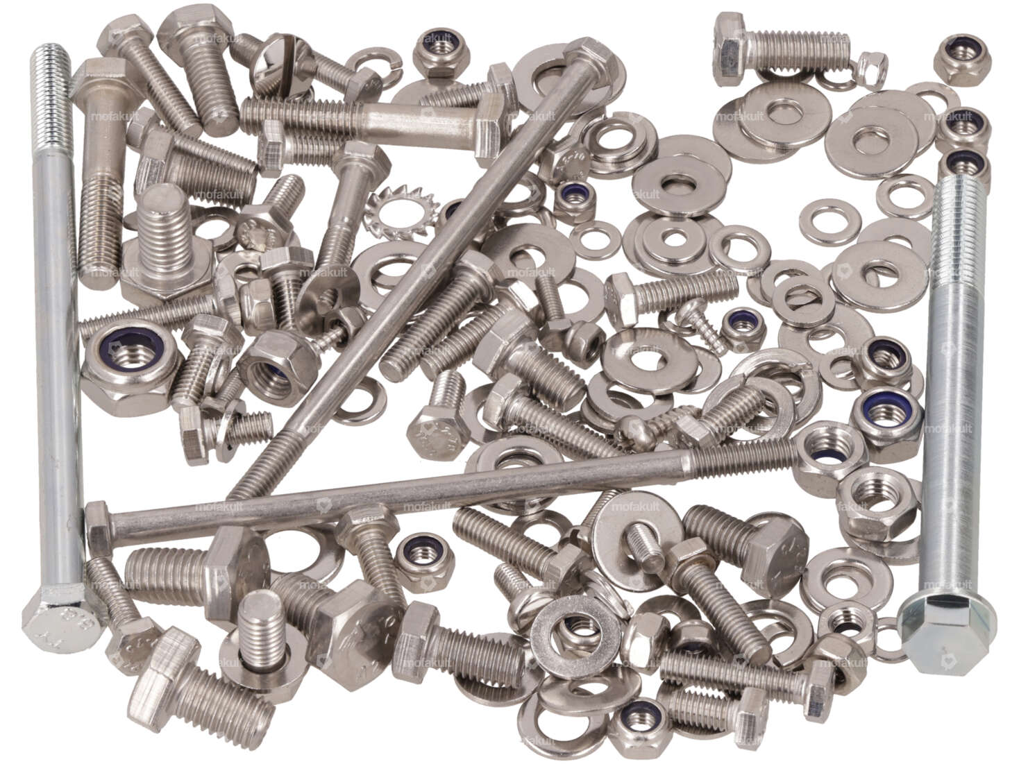 swiing® revival screw set frame Inox | Piaggio Ciao P, S Carousel Image 1