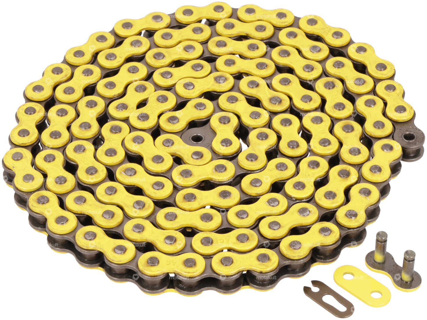 KMC drive chain yellow 415H (reinforced) 128L Carousel Image 1