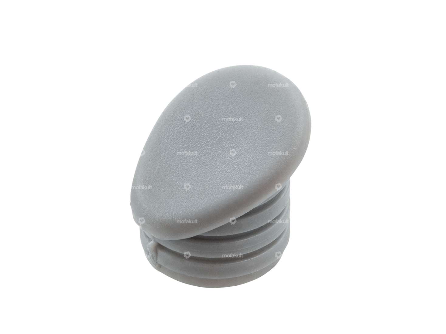 Rubber plug handlebar stem gray Carousel Image 1